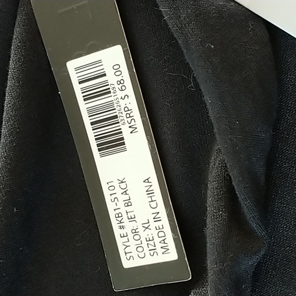 Kendall & Kylie Black Crystal "Kendall & Kylie" front Long Sleeve Tee  XL - Picture 3 of 6